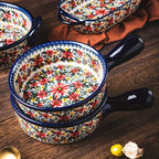 Charming Floral Ceramic Baking Dish Collection
