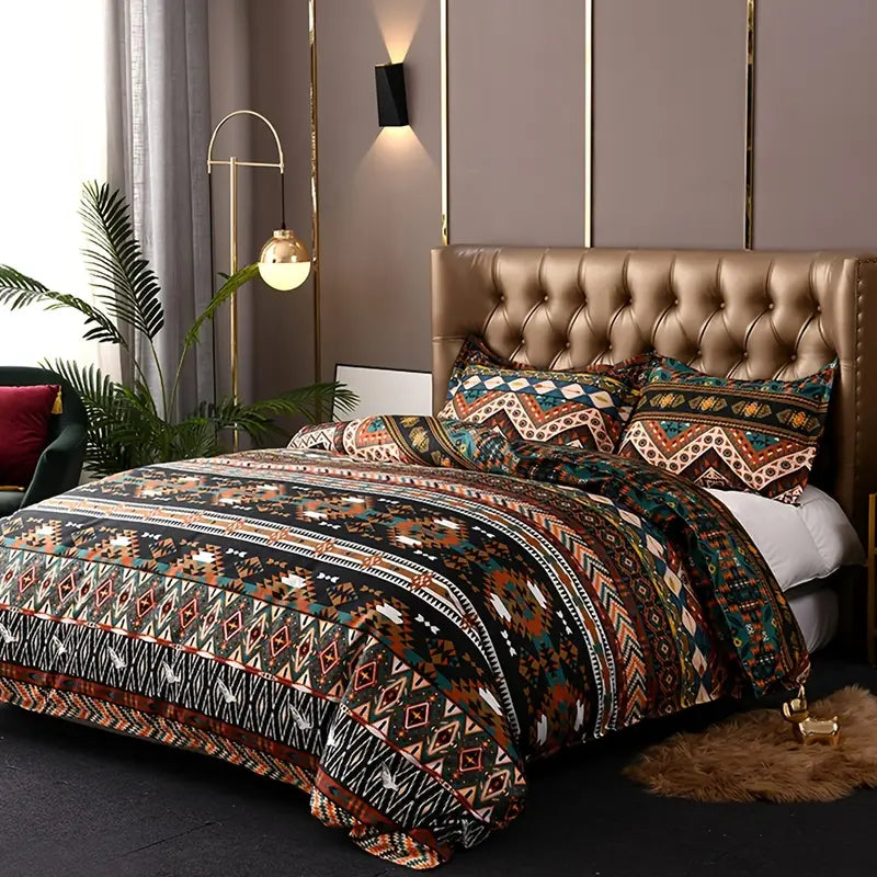 Bohemian Charm Geometric Comforter Set