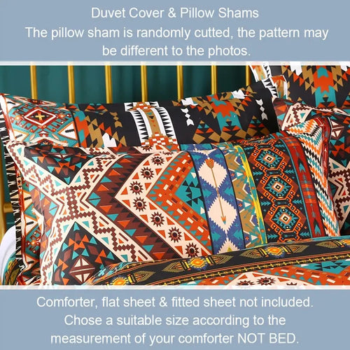 Bohemian Charm Geometric Comforter Set