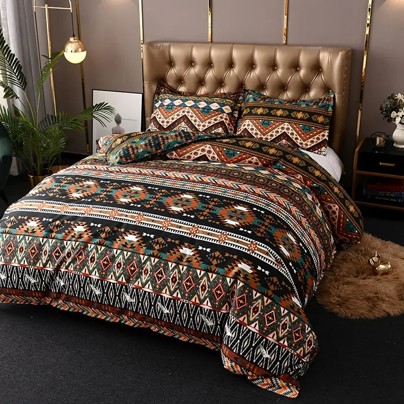 Bohemian Charm Geometric Comforter Set