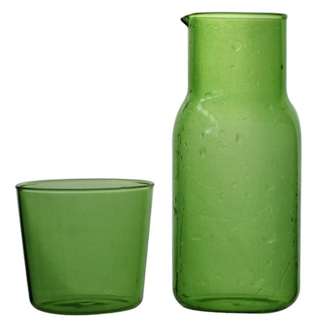 Vibrant Glass Drinkware Set for Home or Office