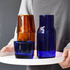 Vibrant Glass Drinkware Set for Home or Office