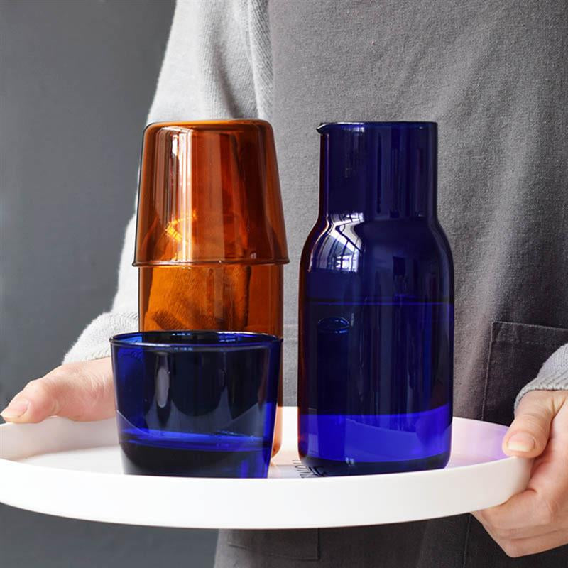 Vibrant Glass Drinkware Set for Home or Office