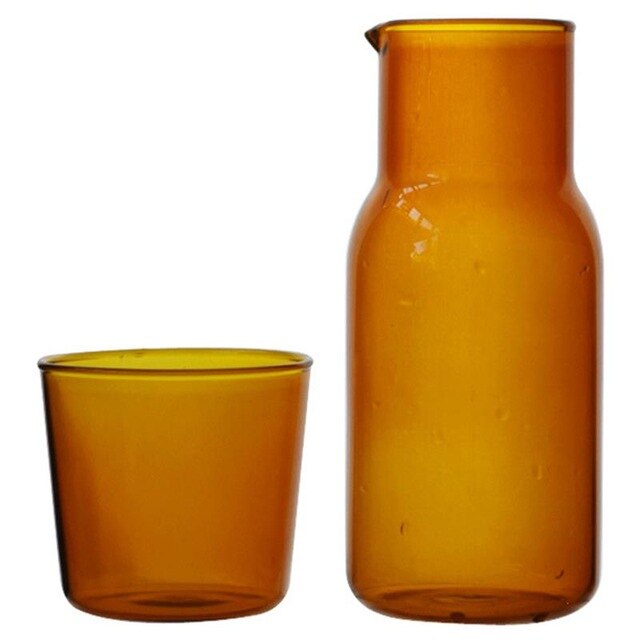Vibrant Glass Drinkware Set for Home or Office