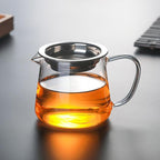 Elegant Borosilicate Glass Teapot with Infuser