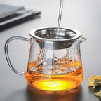 Elegant Borosilicate Glass Teapot with Infuser