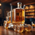 Distinctive Truck-Style Glass Decanter for Spirits