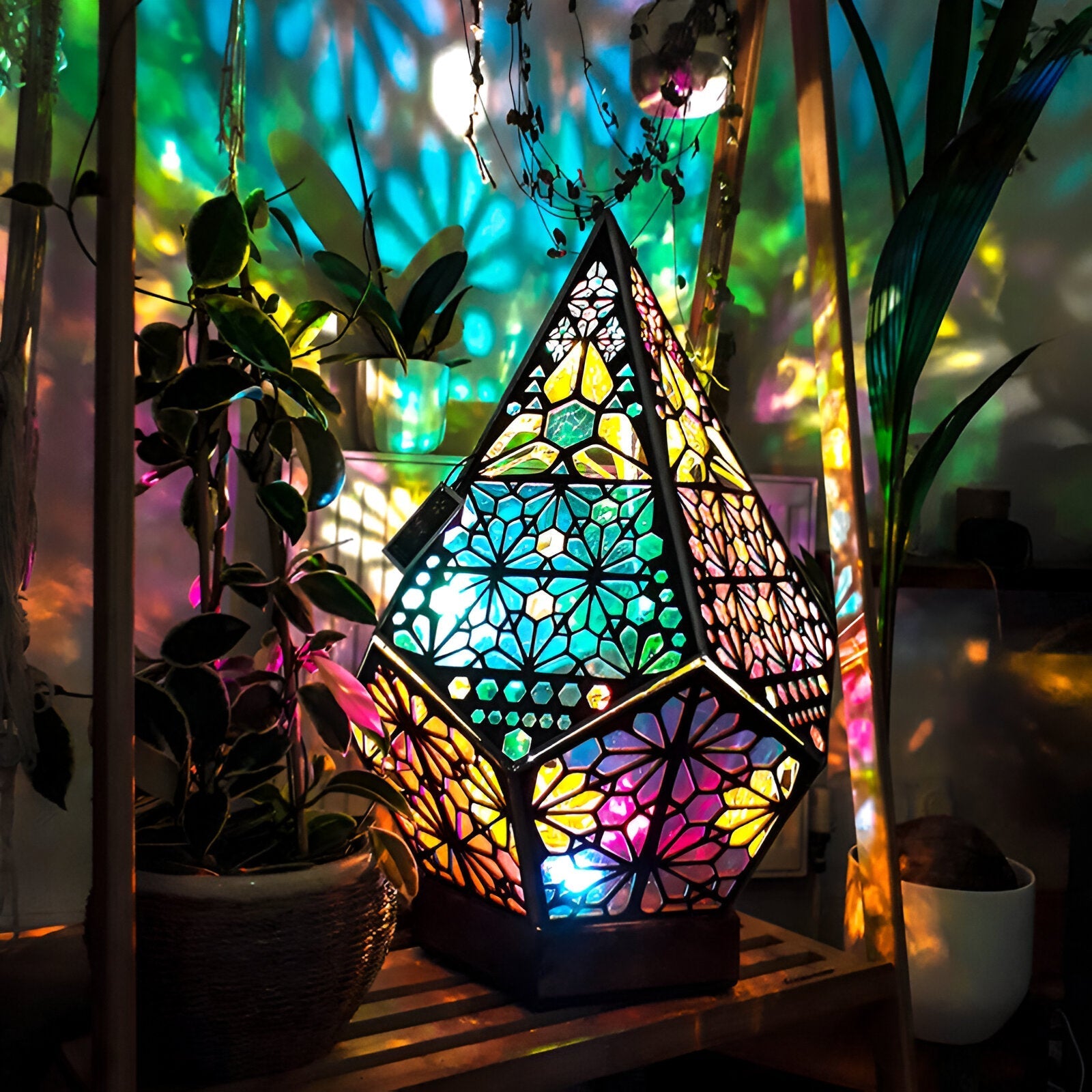 Vibrant Artisan LED Lighting Fixture