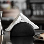 Sleek Matte Ceramic Napkin Organizer