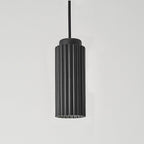 Sculpted Metal Hanging Light Fixture