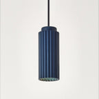 Sculpted Metal Hanging Light Fixture
