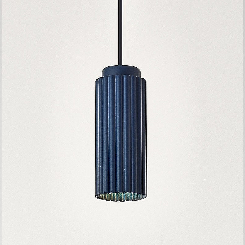 Sculpted Metal Hanging Light Fixture
