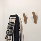 Rustic Charm Natural Wood Wall Hooks for Home Organization