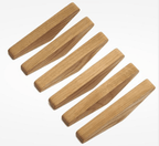 Rustic Charm Natural Wood Wall Hooks for Home Organization