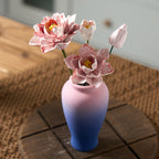 Elegant Porcelain Aroma Diffuser Set with Vase