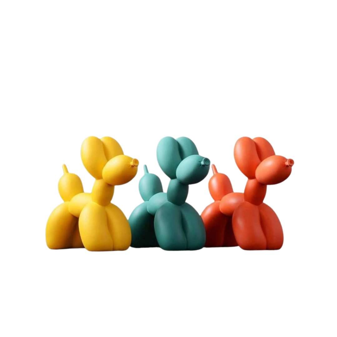 Elegant Decorative Balloon Canine Sculpture