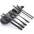 Travel-Friendly Stainless Steel Utensil Set