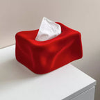 Chic Velvet Tissue Holder for Modern Spaces