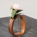 Elegant Walnut Blossom Display Vase