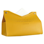 Chic Faux Leather Tissue Dispenser – Elegant Home Decoration Item