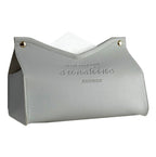 Chic Faux Leather Tissue Dispenser – Elegant Home Decoration Item
