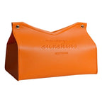 Chic Faux Leather Tissue Dispenser – Elegant Home Decoration Item