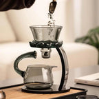 Serenity Bloom Glass Teapot with Infuser System