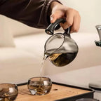 Serenity Bloom Glass Teapot with Infuser System