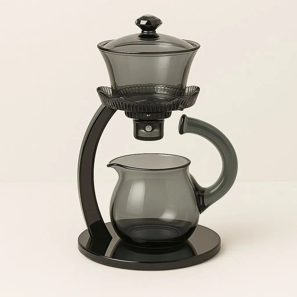 Serenity Bloom Glass Teapot with Infuser System