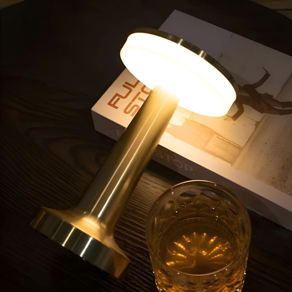 Cordless Touch-Dimming Table Lamp - Versatile for Desk or Nightstand