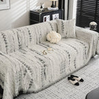Chenille Sofa Cover for Dogs - Almond Color, Stylish Protection