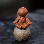 Galactic Guardian Tea Companion - Handcrafted Clay Figurine