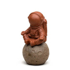 Galactic Guardian Tea Companion - Handcrafted Clay Figurine