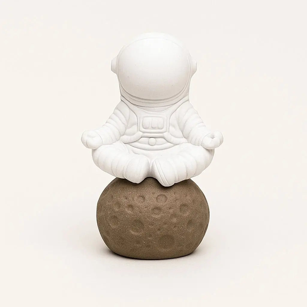 Galactic Guardian Tea Companion - Handcrafted Clay Figurine