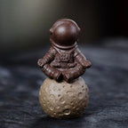 Galactic Guardian Tea Companion - Handcrafted Clay Figurine