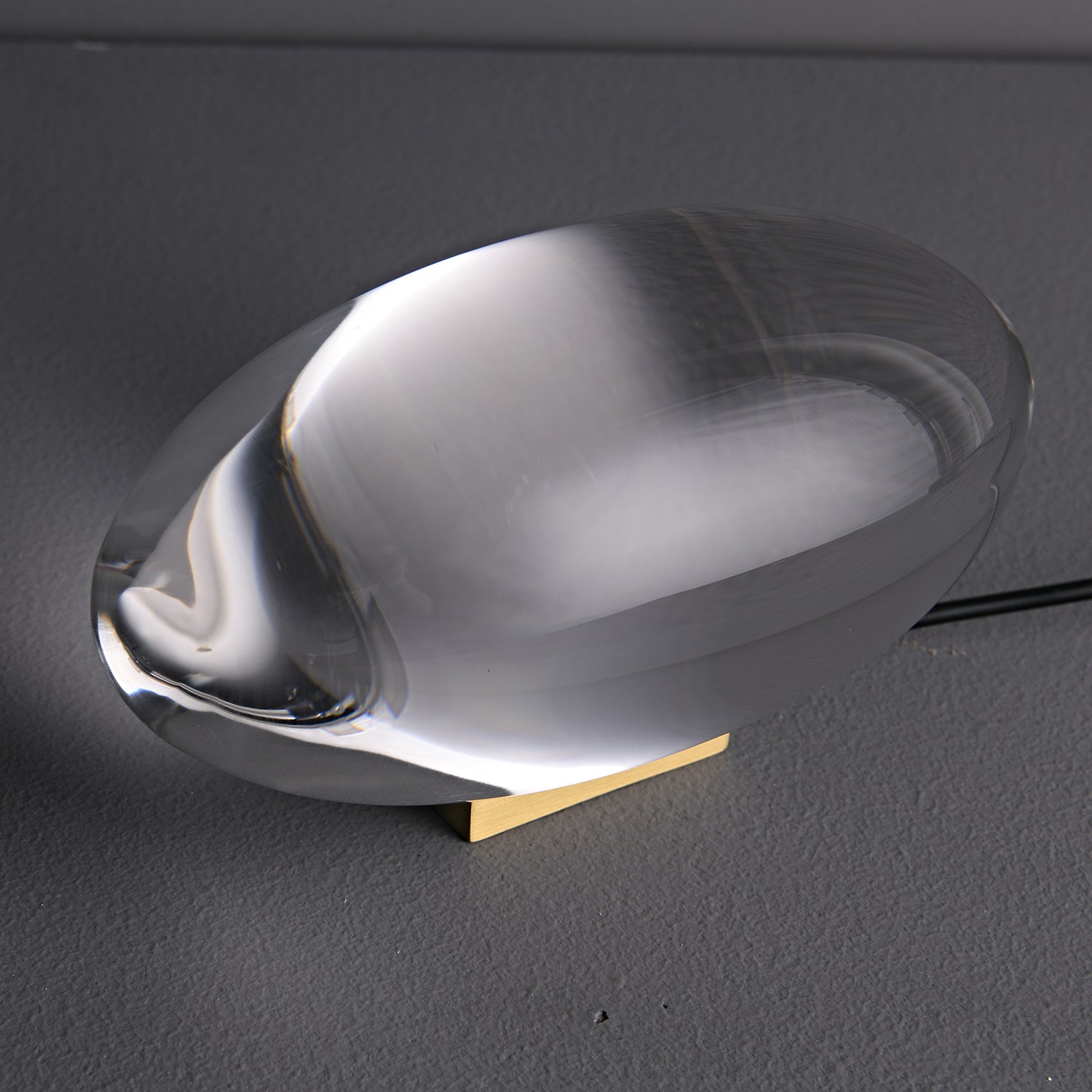 Table Lamp with Crystal Glow for Mood Lighting