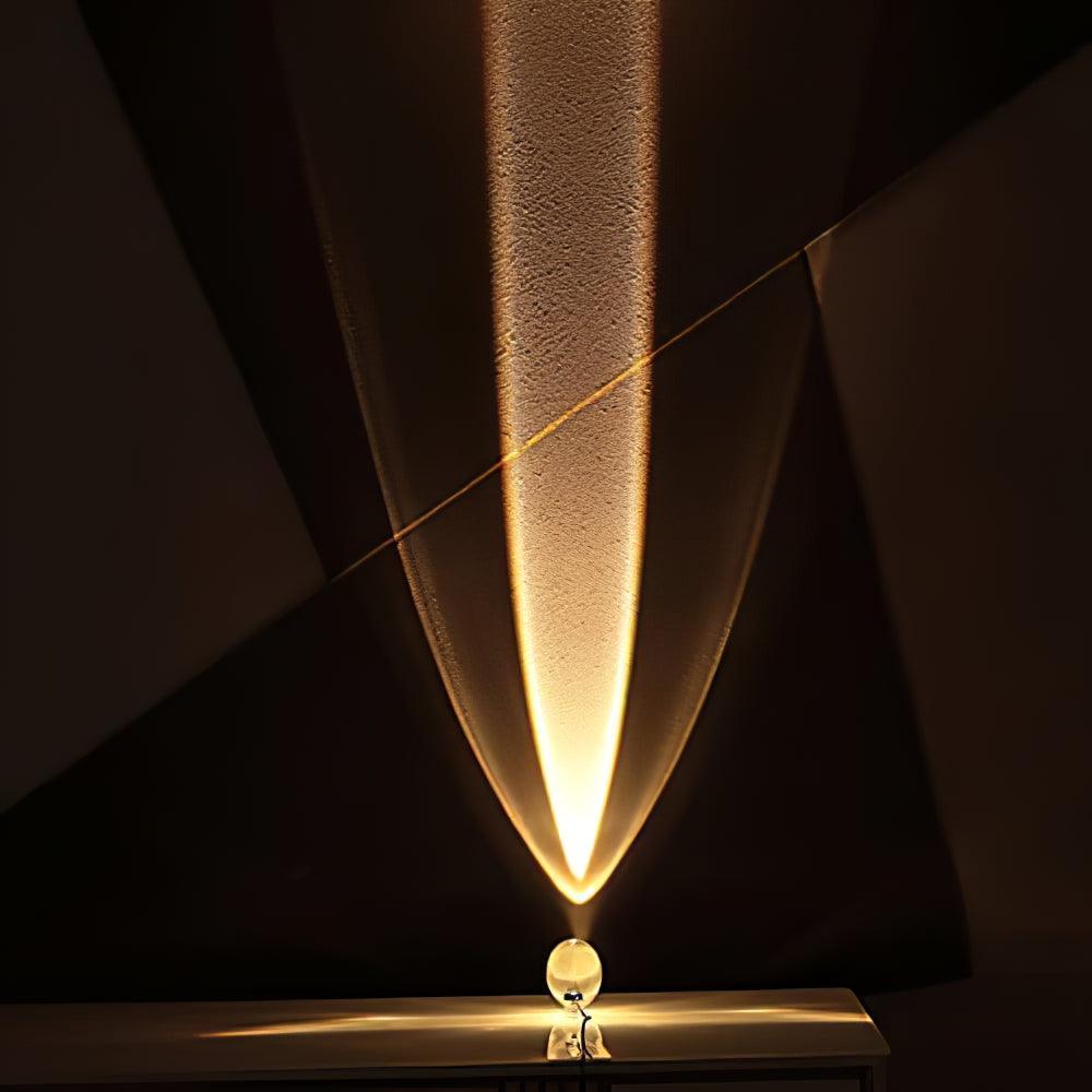Table Lamp with Crystal Glow for Mood Lighting