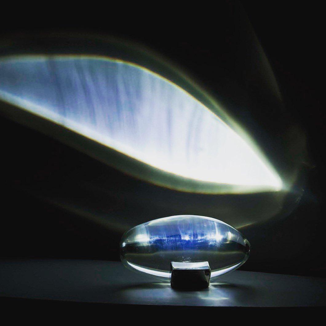 Table Lamp with Crystal Glow for Mood Lighting