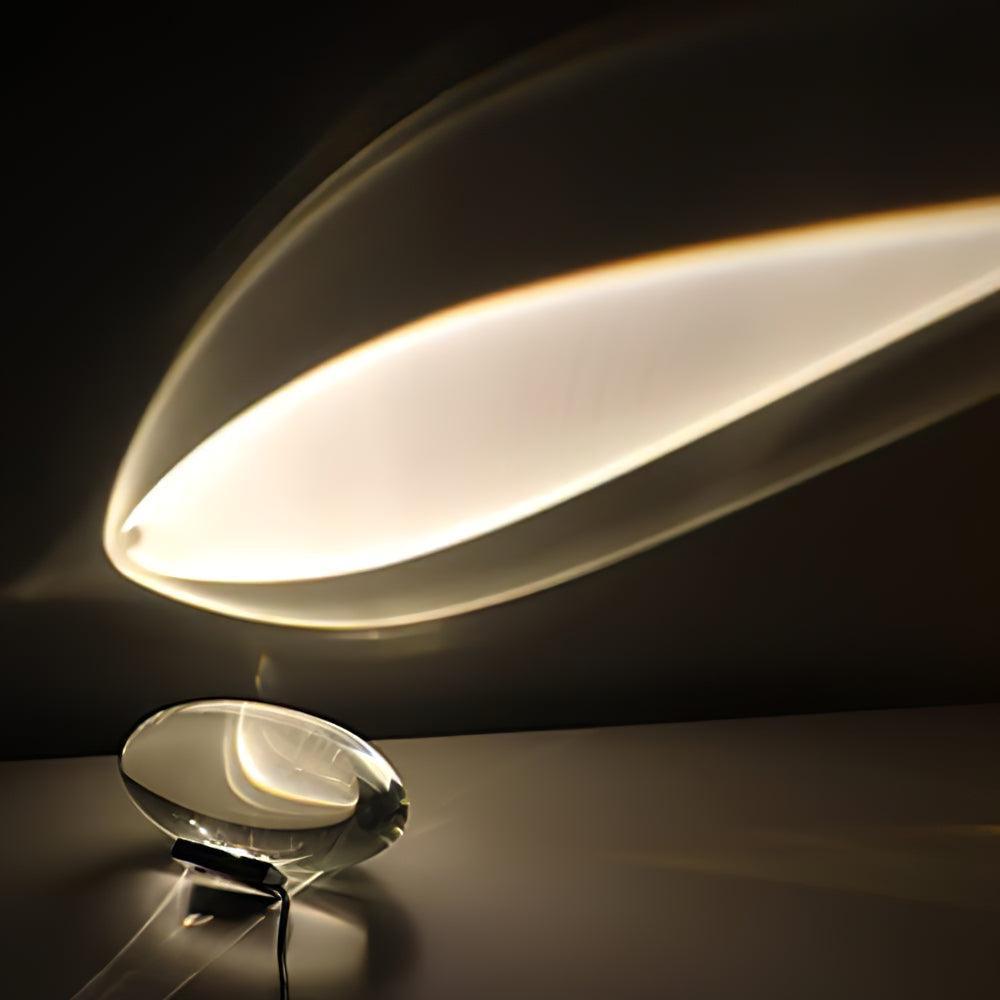 Table Lamp with Crystal Glow for Mood Lighting
