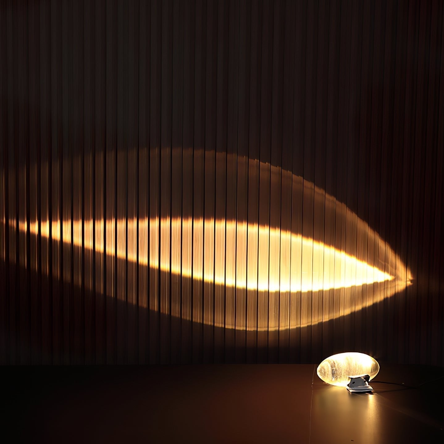Table Lamp with Crystal Glow for Mood Lighting
