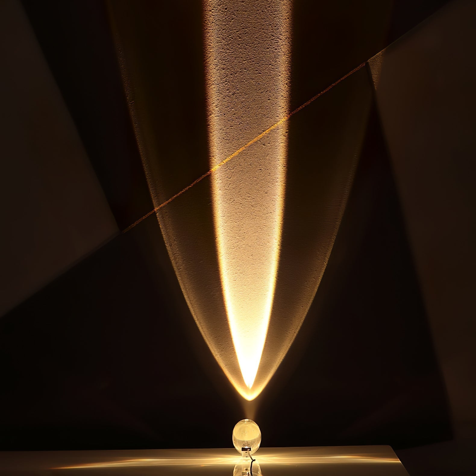 Table Lamp with Crystal Glow for Mood Lighting