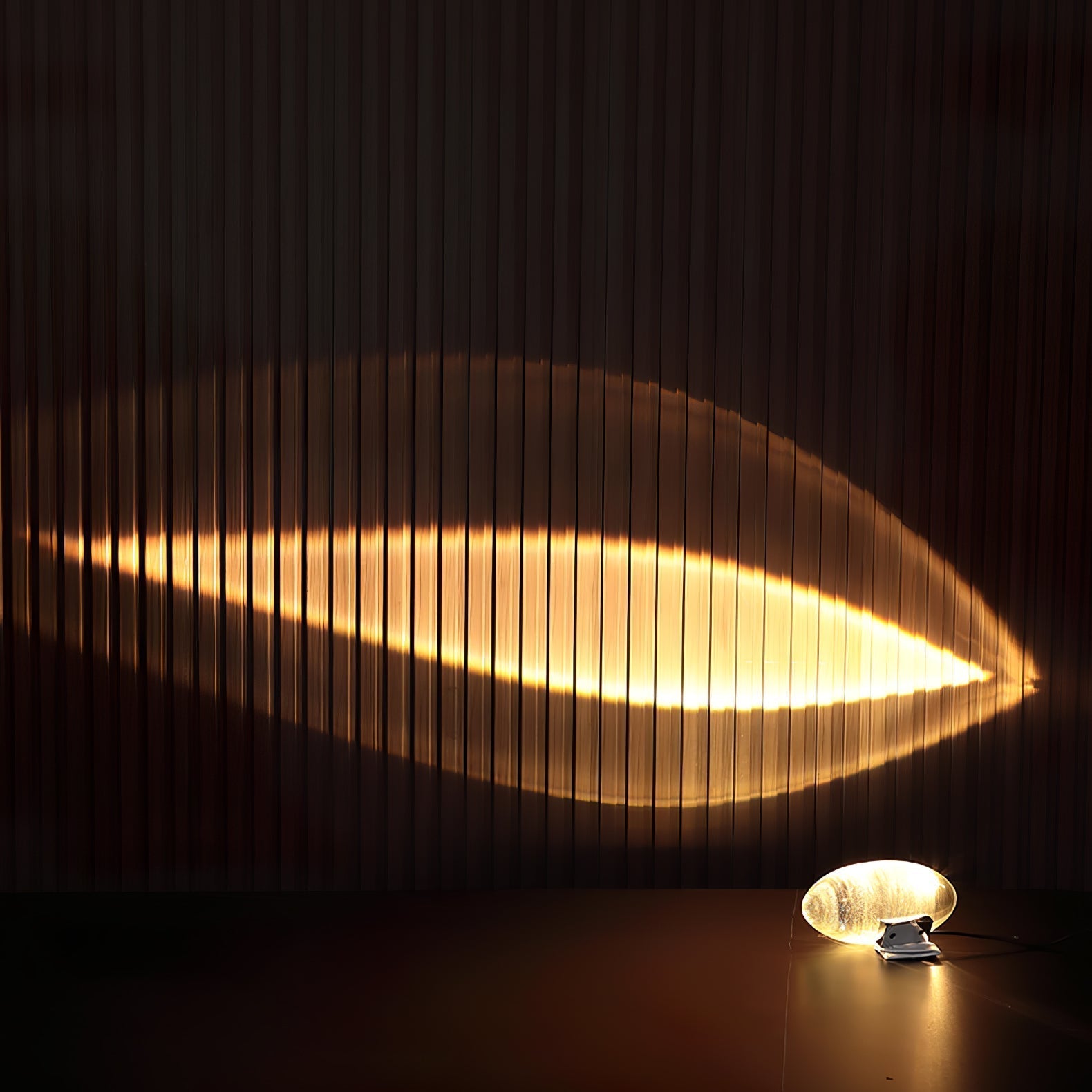 Table Lamp with Crystal Glow for Mood Lighting