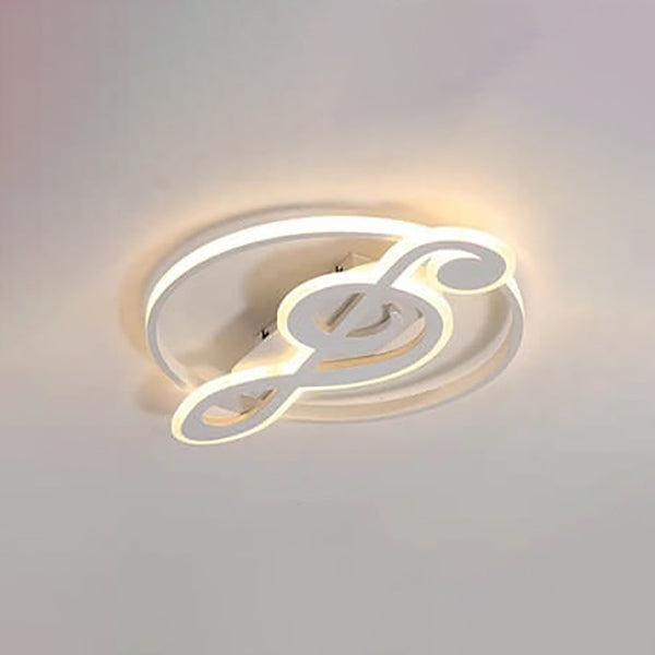 Contemporary Flush Mount Ceiling Light with Adjustable LED