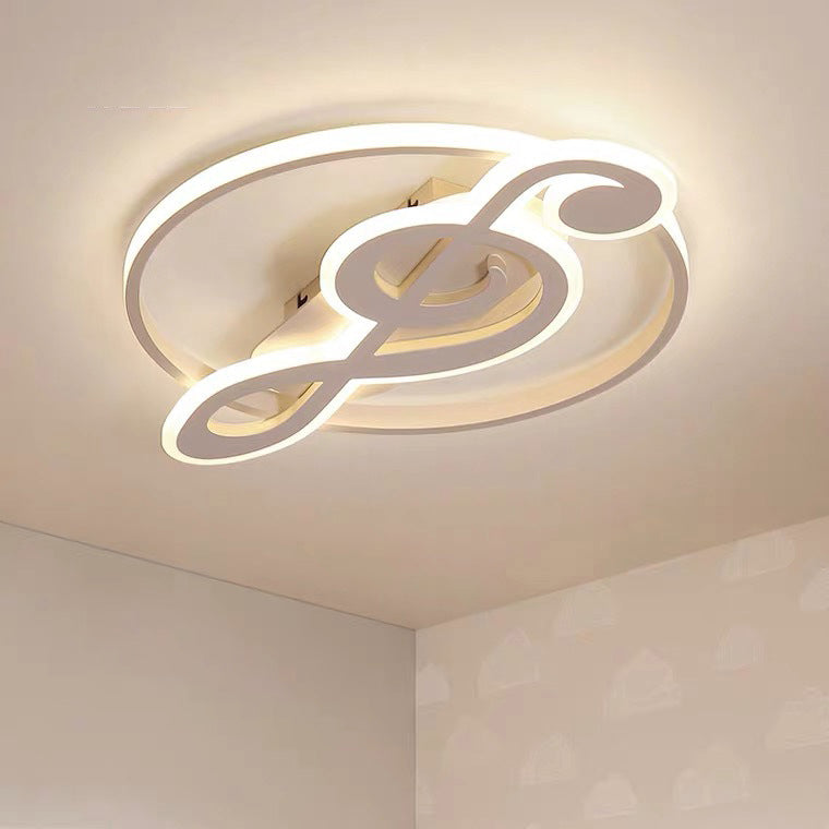 Contemporary Flush Mount Ceiling Light with Adjustable LED