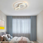 Contemporary Flush Mount Ceiling Light with Adjustable LED