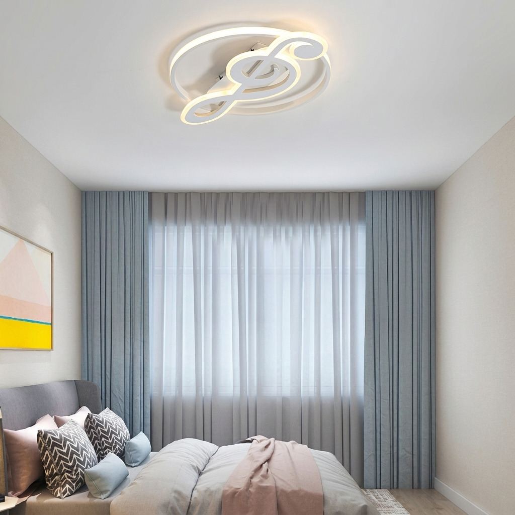 Contemporary Flush Mount Ceiling Light with Adjustable LED