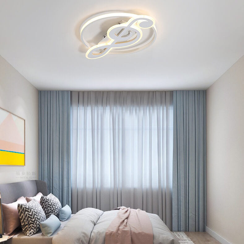 Contemporary Flush Mount Ceiling Light with Adjustable LED
