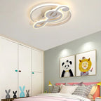 Contemporary Flush Mount Ceiling Light with Adjustable LED