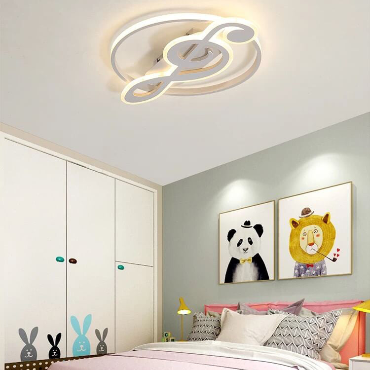 Contemporary Flush Mount Ceiling Light with Adjustable LED