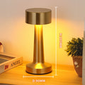 Rechargeable Touch Control Desk Lamp in Aluminum Finish